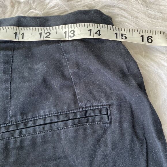 Merona Pants Size 12 Chino Trouser Black Slacks Womens Work Casual Career Basic - Picture 8 of 10